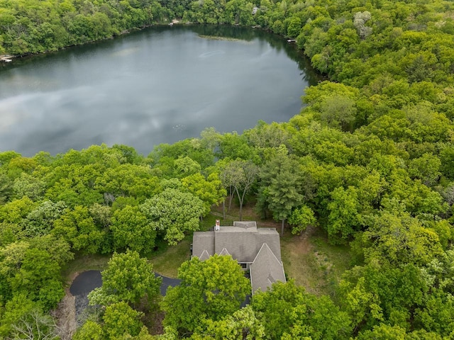 W3847 Timber Lake Rd, East Troy, WI 53120 - view of subject property featuring a nearby body of water and a heavily wooded area