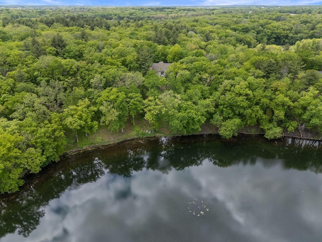 W3847 Timber Lake Rd, East Troy, WI 53120 - view of property location with a heavily wooded area and a nearby body of water