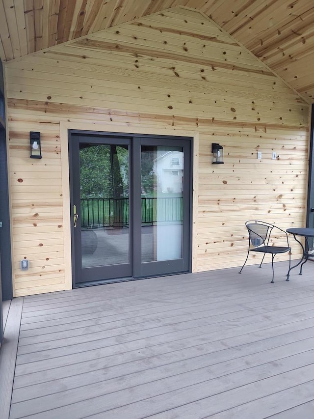 2040 Continental Ln, Cross Plains, WI 53528 - view of wooden terrace