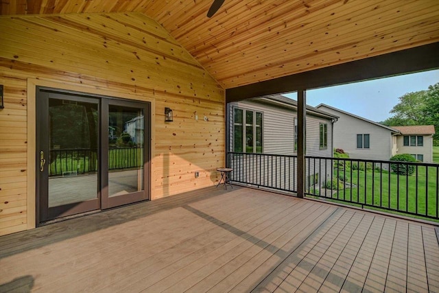 2040 Continental Ln, Cross Plains, WI 53528 - view of wooden deck