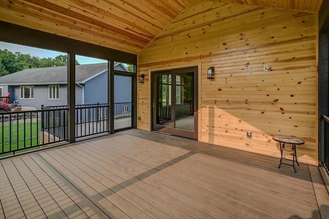 2040 Continental Ln, Cross Plains, WI 53528 - view of wooden deck