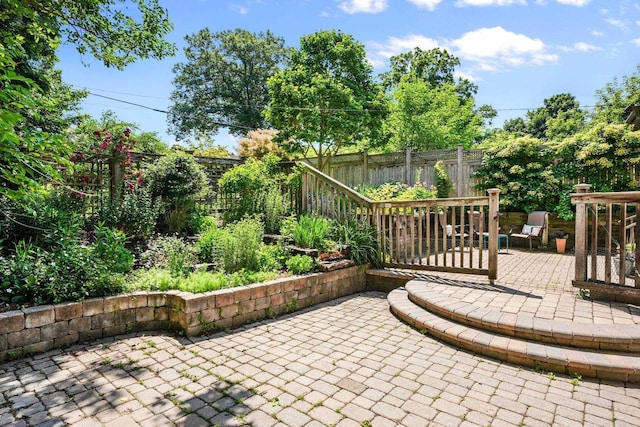 129 Division St, Madison, WI 53704 - fenced backyard with a patio