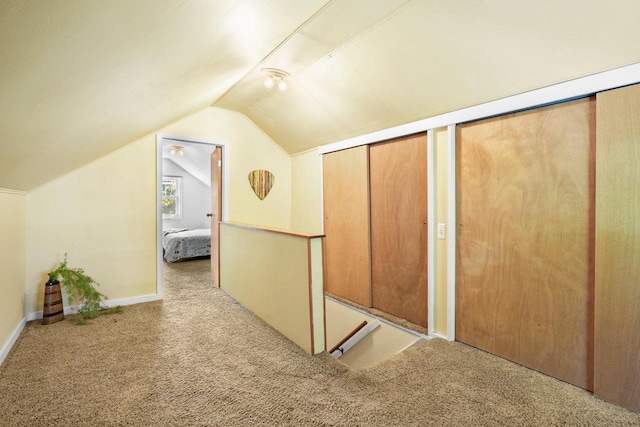 129 Division St, Madison, WI 53704 - additional living space with carpet floors and lofted ceiling