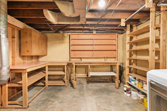 129 Division St, Madison, WI 53704 - view of unfinished basement