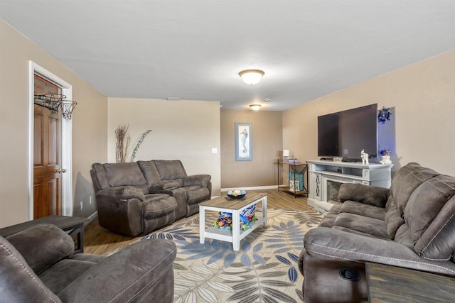 763 Severndroog Way, Howard, WI 54313 - living room featuring wood finished floors and baseboards