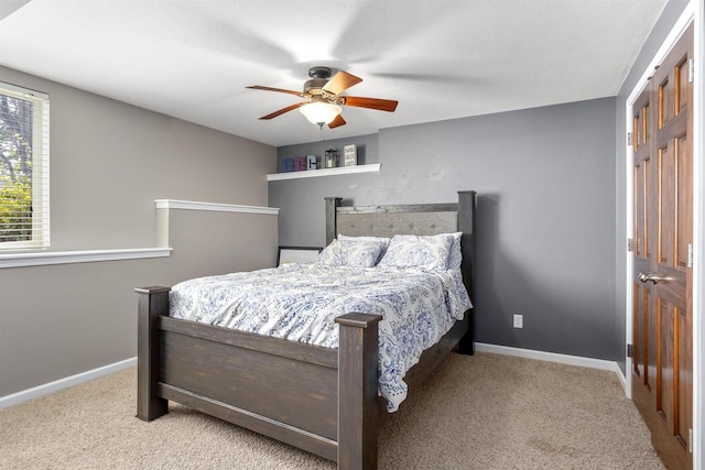 763 Severndroog Way, Howard, WI 54313 - carpeted bedroom featuring baseboards and ceiling fan