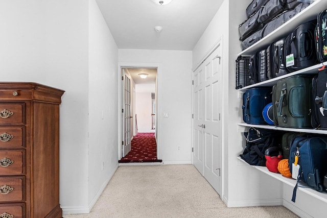 139 Sullivan Ln, De Pere, WI 54115 - hallway with carpet floors and baseboards