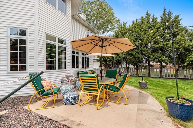 139 Sullivan Ln, De Pere, WI 54115 - view of patio / terrace featuring outdoor dining area