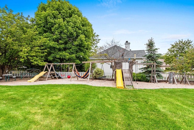 139 Sullivan Ln, De Pere, WI 54115 - view of yard with a playground