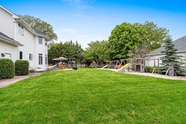 139 Sullivan Ln, De Pere, WI 54115 - view of yard featuring a playground