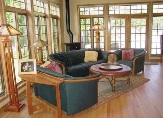10 Vienna Cir, Madison, WI 53718 - sunroom / solarium with french doors and plenty of natural light