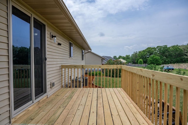 2371 Doris Rd, Reedsburg, WI 53959 - view of deck