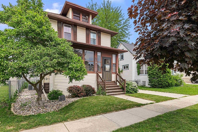 157 E 11th St, Fond Du Lac, WI 54935 - american foursquare style home with entry steps