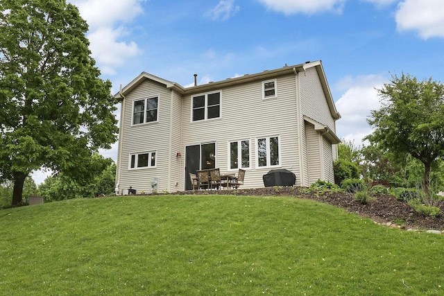 20506 83rd Pl, Bristol, WI 53104 - back of house with a lawn and a patio