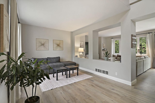 20506 83rd Pl, Bristol, WI 53104 - living room featuring wood finished floors and baseboards