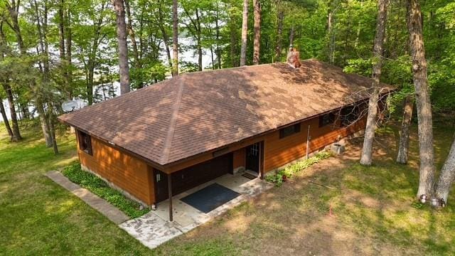 11176 W Plover Ln, Hayward, WI 54843 - aerial view of property and surrounding area