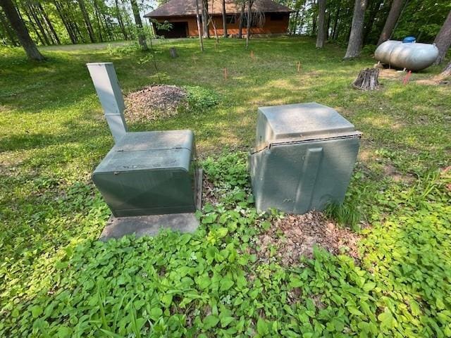 11176 W Plover Ln, Hayward, WI 54843 - exterior view of heating fuel tank