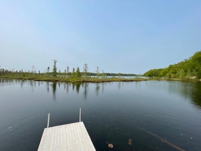 11176 W Plover Ln, Hayward, WI 54843 - dock area with a water view