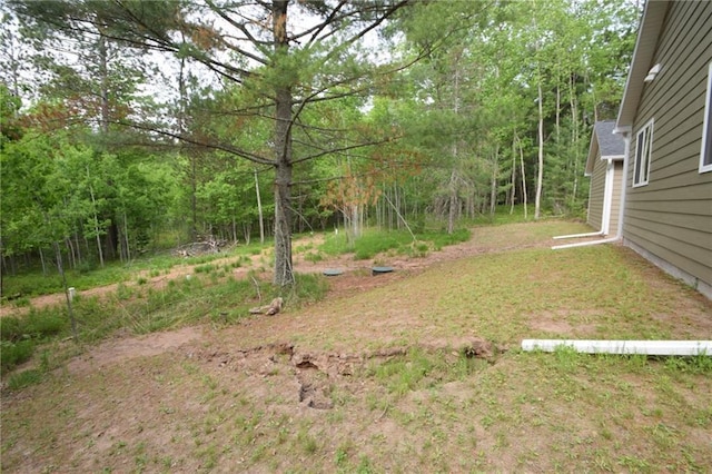 3542 Treasure Island Ter, Danbury, WI 54830 - view of yard with a forest view