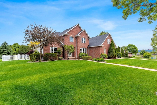 3261 Highland View Ln, Green Bay, WI 54311 - traditional-style house with brick siding