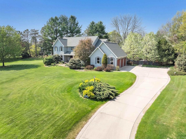 4514 Mohawk Ct, Green Bay, WI 54313 - traditional-style home with an attached garage and concrete driveway