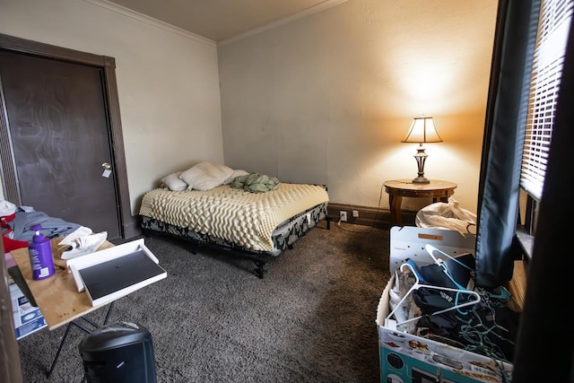 137 W Hadley St Unit 139, Milwaukee, WI 53212 - carpeted bedroom featuring crown molding