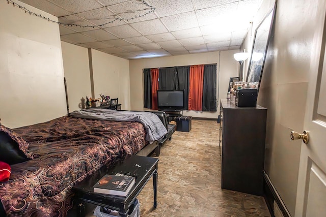 137 W Hadley St Unit 139, Milwaukee, WI 53212 - bedroom featuring a drop ceiling