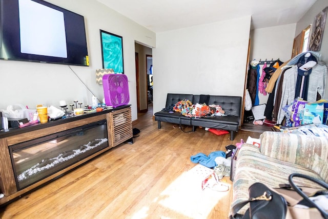 3819 W Douglas Ave, Milwaukee, WI 53209 - living area with wood finished floors