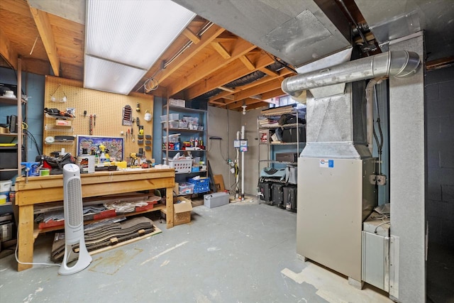 4062 S 106th St, Greenfield, WI 53228 - unfinished below grade area featuring a workshop area