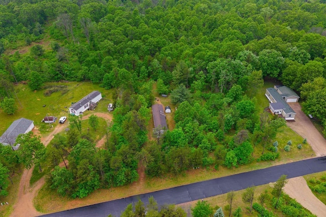 1630 Hawkshead Trl, Nekoosa, WI 54457 - drone / aerial view of a heavily wooded area
