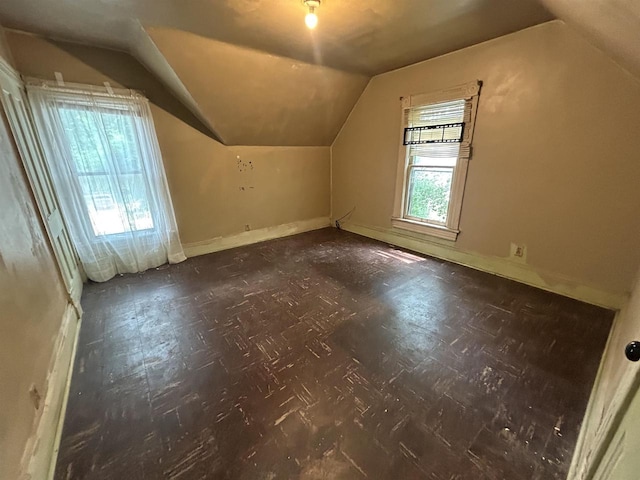 1108 6th St, Beloit, WI 53511 - bonus room featuring vaulted ceiling and baseboards