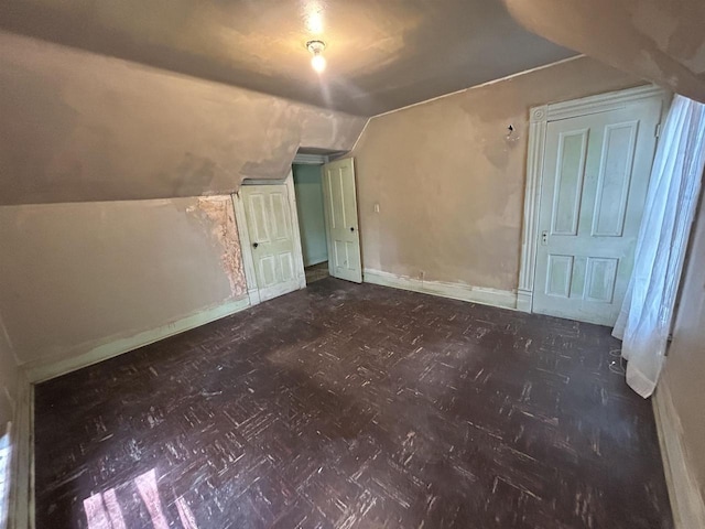 1108 6th St, Beloit, WI 53511 - additional living space with lofted ceiling and baseboards