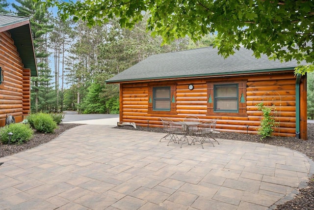 W6034 N Lake Dr, New Lisbon, WI 53950 - view of patio / terrace with outdoor dining space