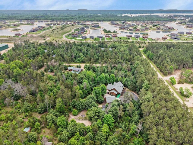 W6034 N Lake Dr, New Lisbon, WI 53950 - aerial view of property's location featuring a large body of water