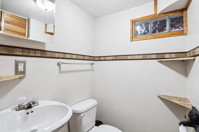 109 County Park Rd, Waupun, WI 53963 - half bath featuring a sink and toilet
