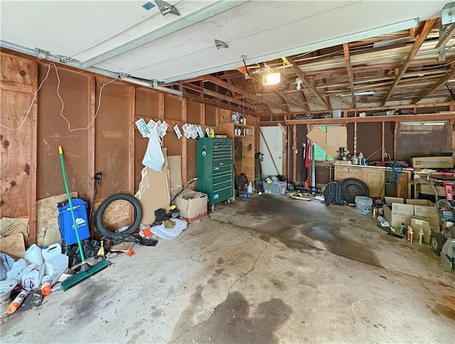 711 Cleveland Ave, Ladysmith, WI 54848 - garage with a garage door opener