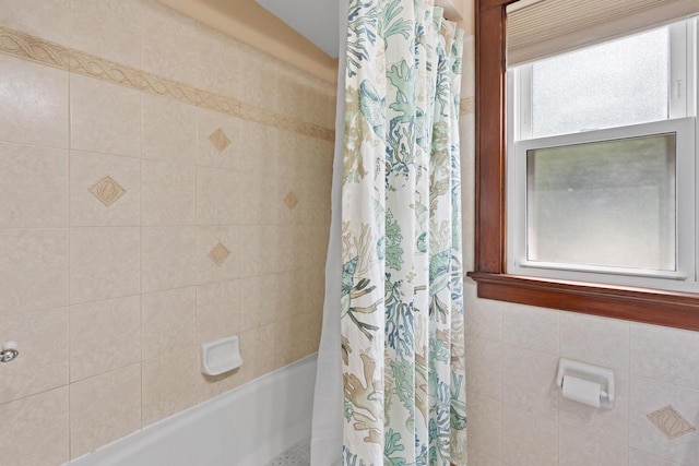 11203 W Potter Rd, Wauwatosa, WI 53226 - full bathroom featuring shower / bathtub combination with curtain