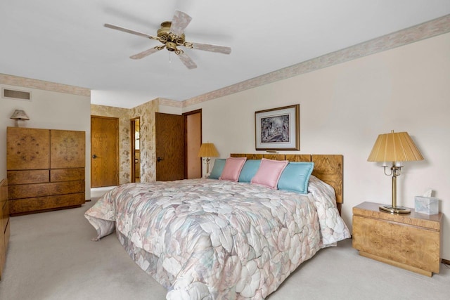 15075 Kings Ridge Ct, Brookfield, WI 53005 - bedroom with carpet floors and ceiling fan