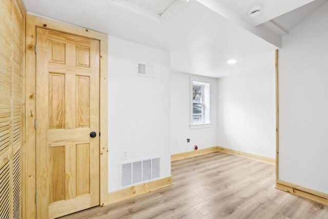 2533 S Austin St, Milwaukee, WI 53207 - basement with wood finished floors and baseboards