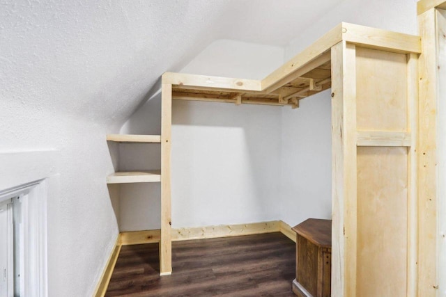 2533 S Austin St, Milwaukee, WI 53207 - spacious closet with wood finished floors and lofted ceiling
