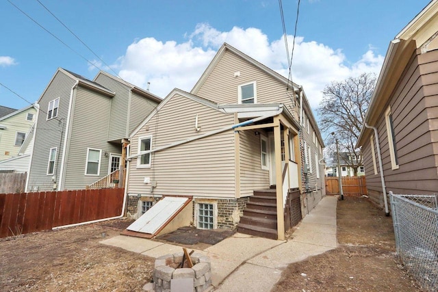 2533 S Austin St, Milwaukee, WI 53207 - back of house featuring a fenced backyard