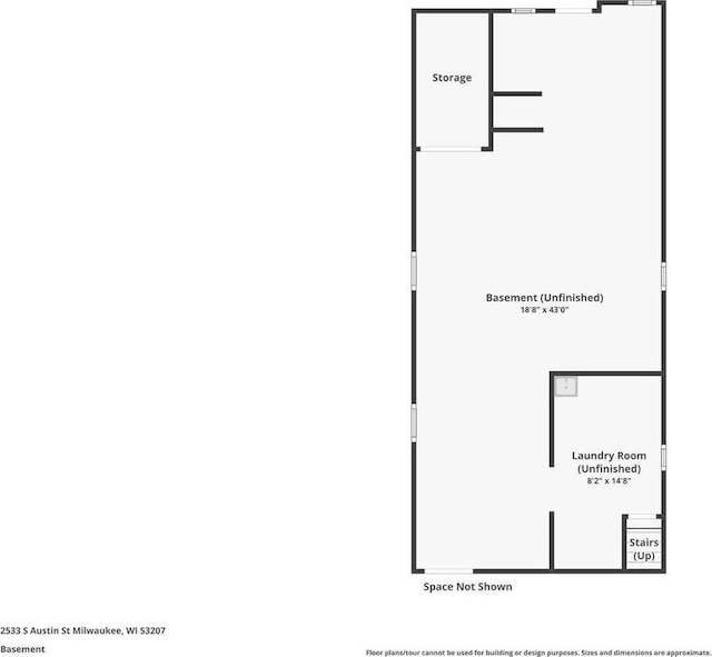 2533 S Austin St, Milwaukee, WI 53207 - home floor plan