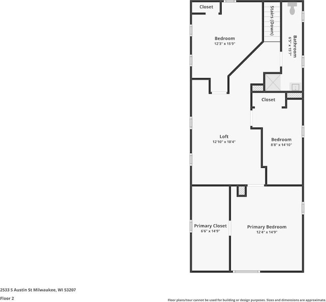 2533 S Austin St, Milwaukee, WI 53207 - room layout