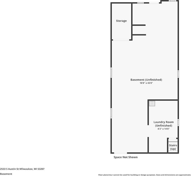 2533 S Austin St, Milwaukee, WI 53207 - floor plan / room layout