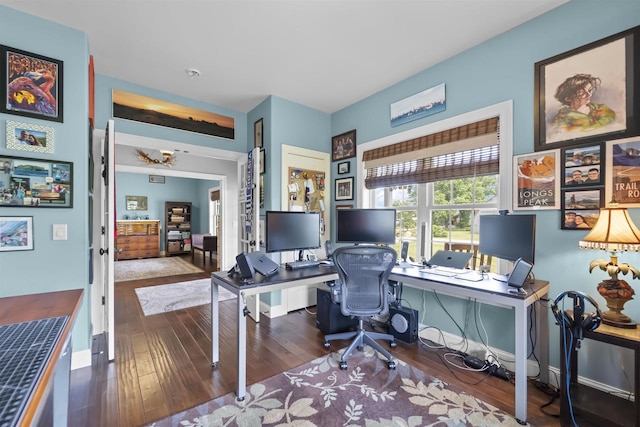 5119 Reynolds Ave, Waunakee, WI 53597 - office space featuring hardwood / wood-style flooring