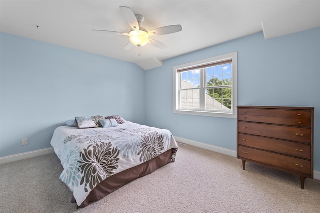 5119 Reynolds Ave, Waunakee, WI 53597 - bedroom featuring carpet, baseboards, and a ceiling fan