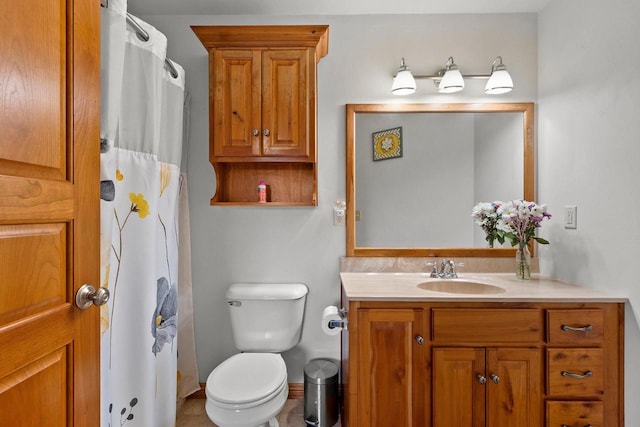 1603 Pine Tree Ln, Luxemburg, WI 54217 - bathroom featuring vanity and toilet