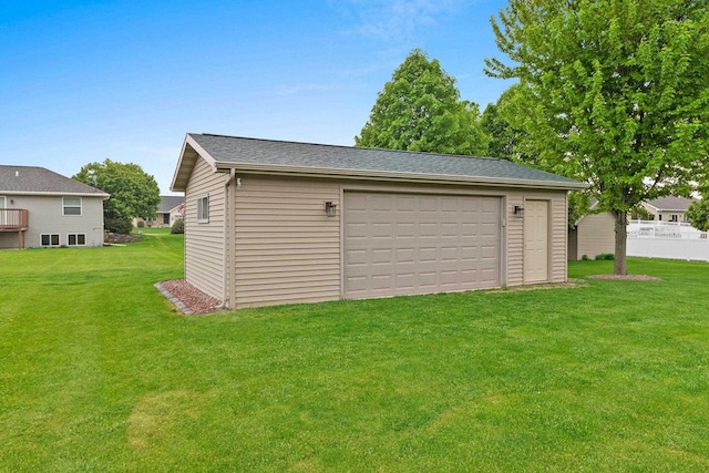 1603 Pine Tree Ln, Luxemburg, WI 54217 - view of detached garage