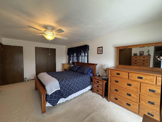 137 24th Ave, Monroe, WI 53566 - bedroom featuring carpet flooring and ceiling fan