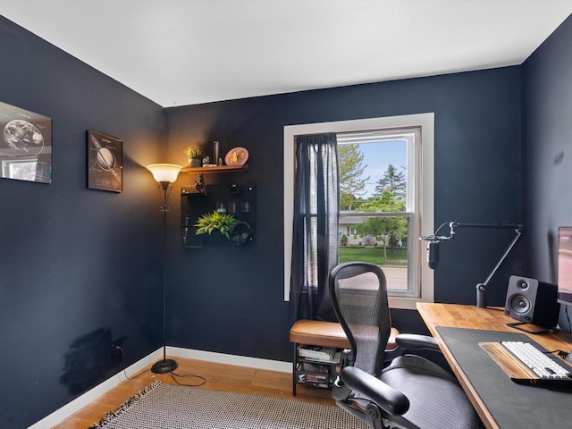 1801 S 24th St, Manitowoc, WI 54220 - office with wood finished floors and baseboards